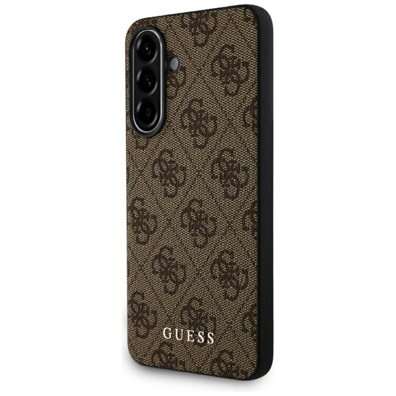 Husa originala Guess Samsung Galaxy A56 5G Hardcase 4G Classic, maro, GUHCSA56G4GFBR