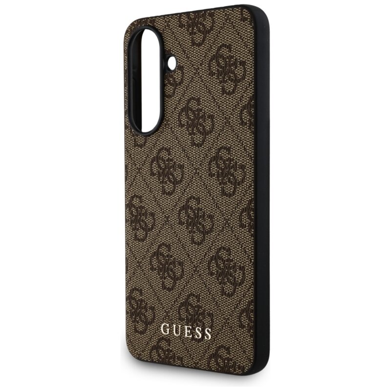 Husa originala Guess Samsung Galaxy A56 5G Hardcase 4G Classic, maro, GUHCSA56G4GFBR