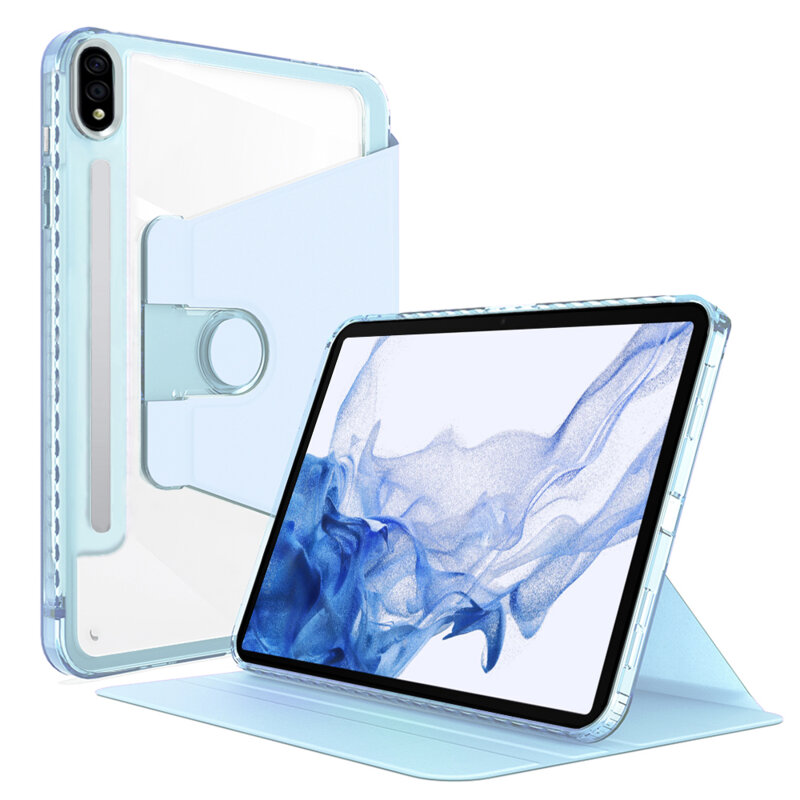 Husa Samsung Galaxy Tab S8 Techsuit Crystal Vision, bleu