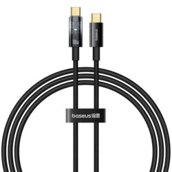 Cablu incarcare Type-C 100W Baseus Explorer, 2m, negru, P10319704111-00