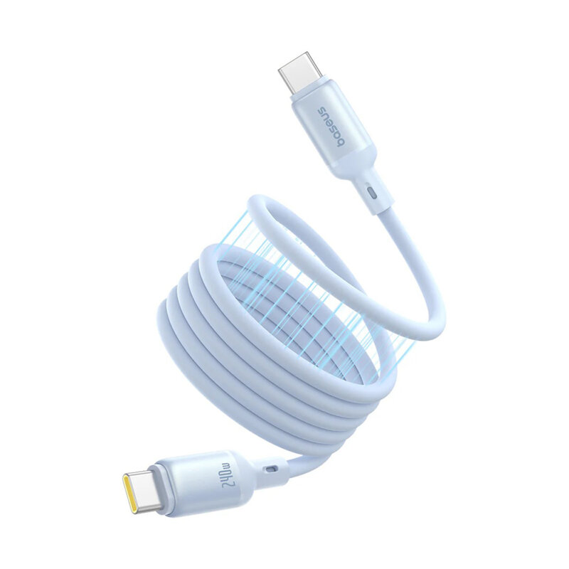 Cablu incarcare magnetic 240W Baseus PicoGo, 1m, bleu, P10376800311-00