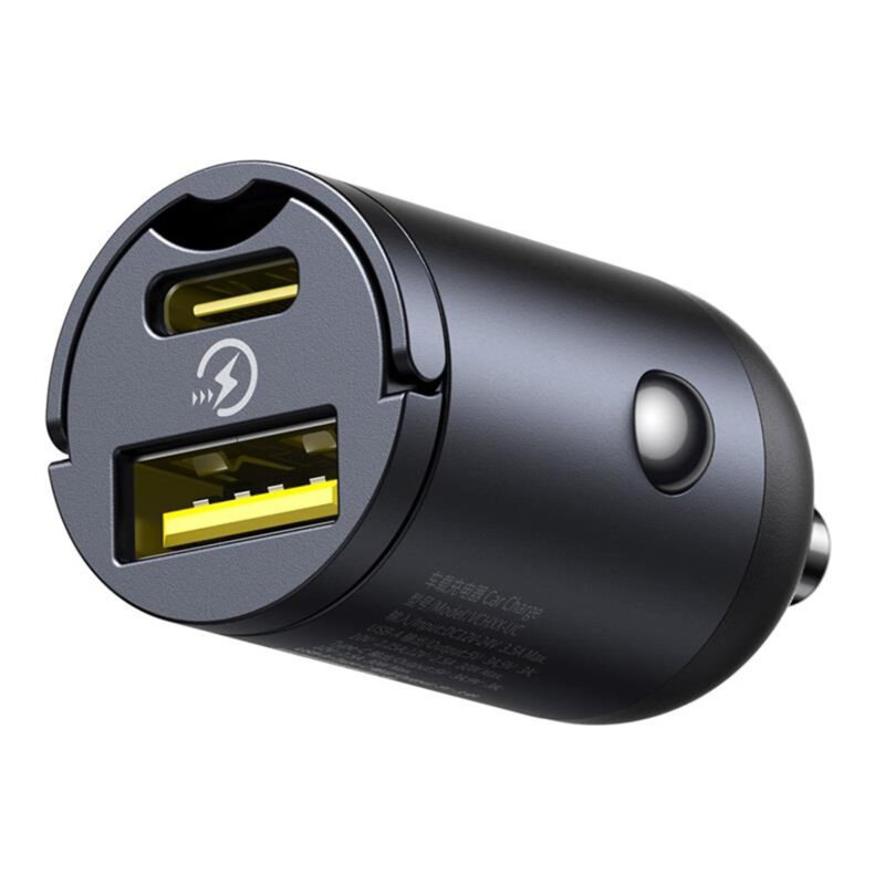 Mini incarcator auto USB Type-C 30W Baseus, C00035001121-02