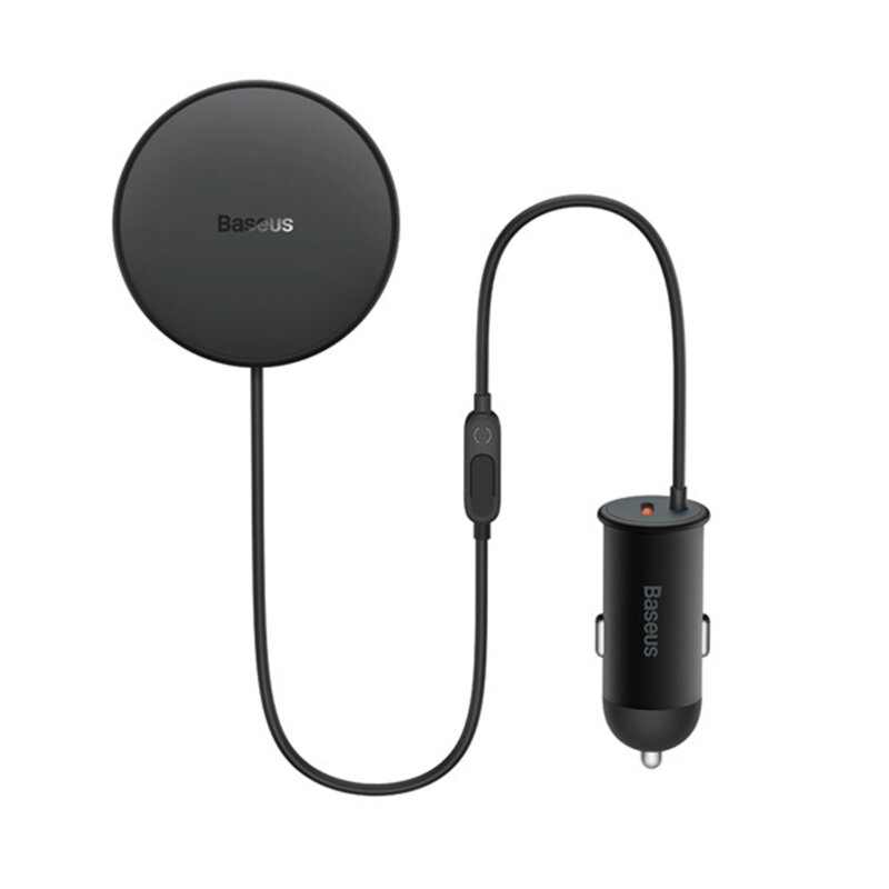 Suport MagSafe, incarcator auto bricheta + cablu 25W Baseus, C40141000111-00