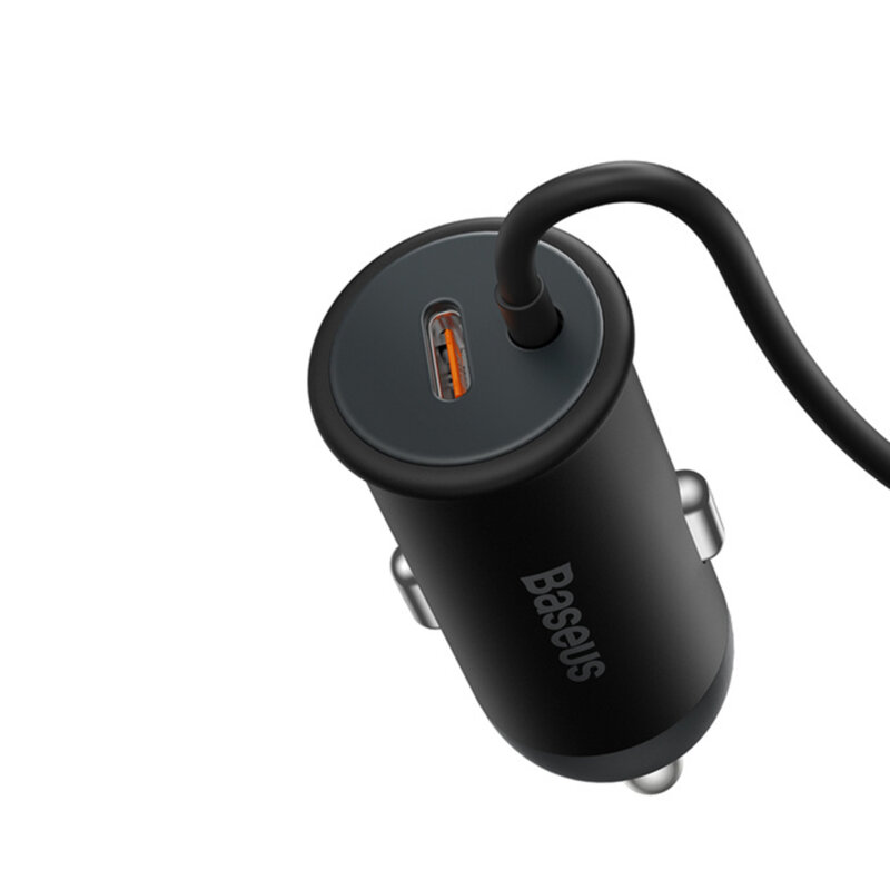 Suport MagSafe, incarcator auto bricheta + cablu 25W Baseus, C40141000111-00