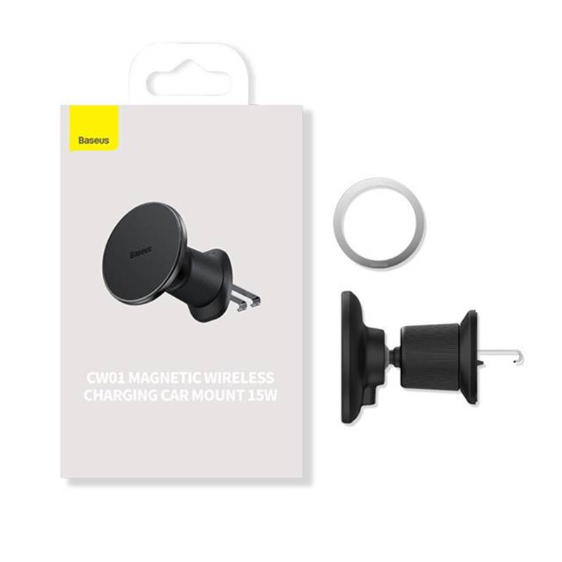 Suport MagSafe, incarcator auto bricheta + cablu 25W Baseus, C40141000111-00