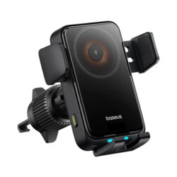 Suport telefon auto 15W Baseus Wisdom Pro, 360°, C40381501123-00