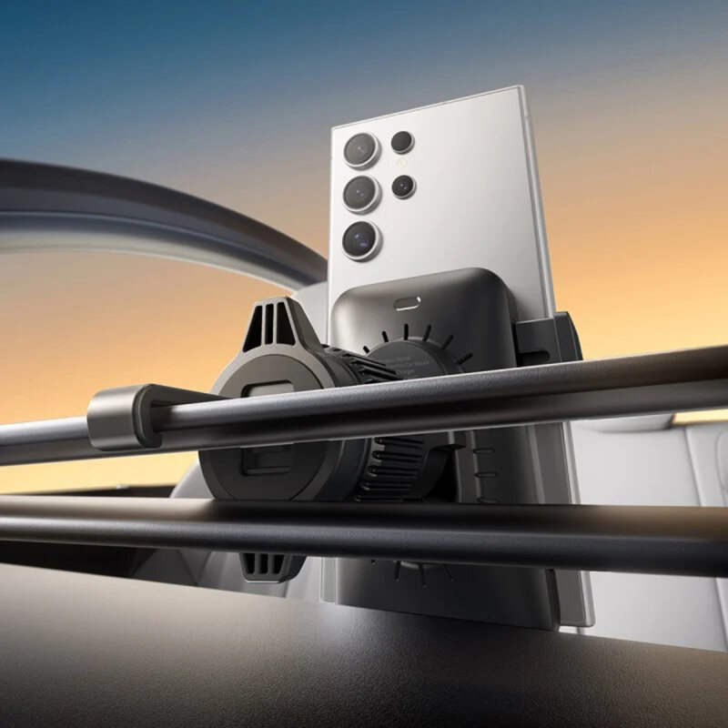 Suport telefon auto 15W Baseus Wisdom Pro, 360°, C40381501123-00