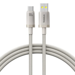 Cablu incarcare rapida 100W Baseus Titanium, 1m, argintiu, P10378102G21-00
