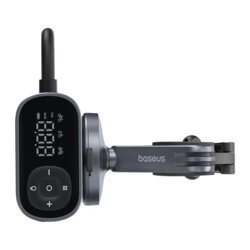 Compresor bicicleta portabil cu afisaj digital Baseus, negru