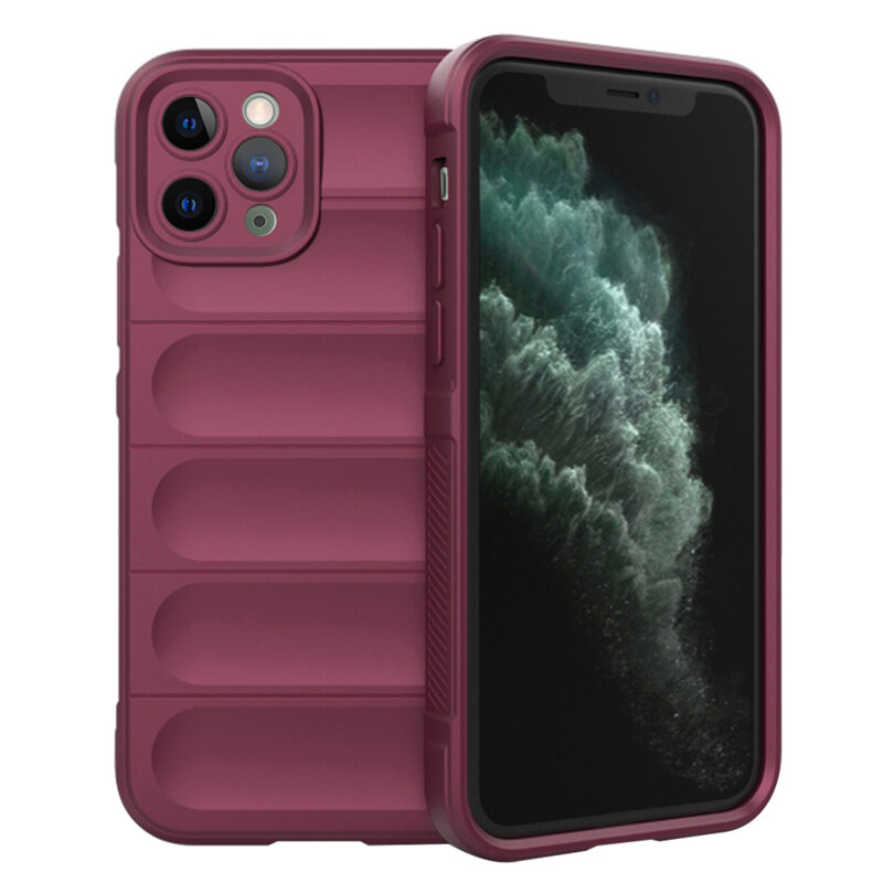 Husa iPhone 11 Pro Max Techsuit Magic Shield, bordo