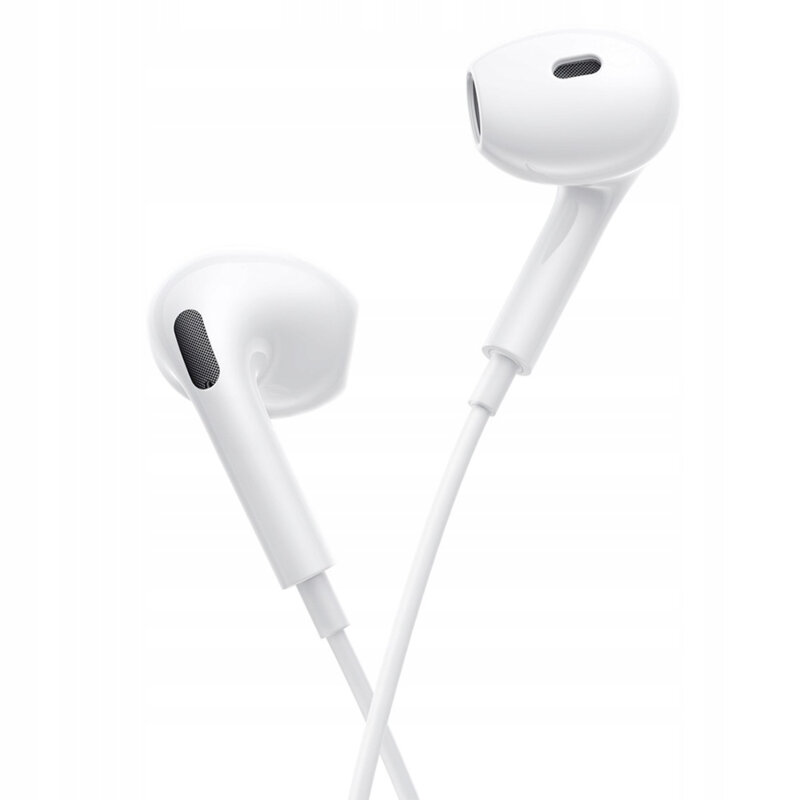Casti audio semi-in-ear cu fir Type-C Baseus Encok CZ19, alb