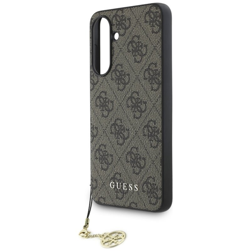 Husa originala Guess Samsung Galaxy A56 5G Hardcase 4G Charm, maro, GUHCSA56GF4GBR
