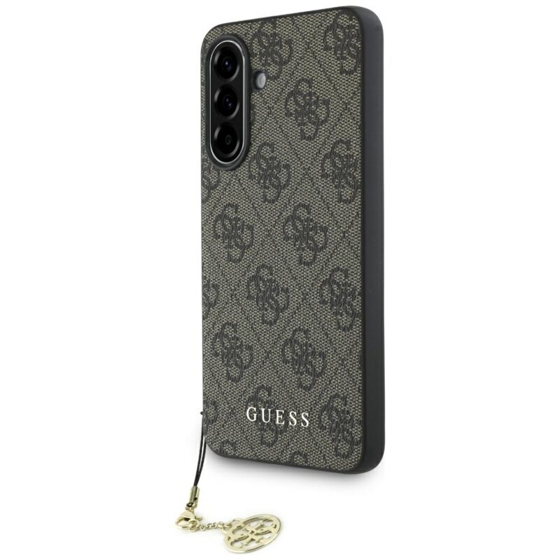 Husa originala Guess Samsung Galaxy A36 5G Hardcase 4G Charm, maro, GUHCSA36GF4GBR