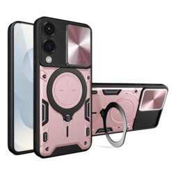 Husa Samsung Galaxy S25 Edge Techsuit CamGuard Pro, roz auriu