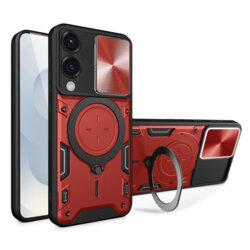 Husa Samsung Galaxy S25 Edge Techsuit CamGuard Pro, rosu