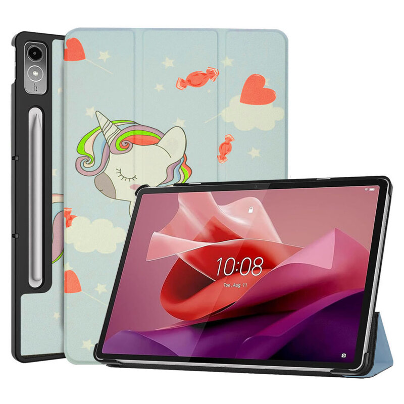 Husa Lenovo Tab P12 Techsuit FoldPro, Unicorn