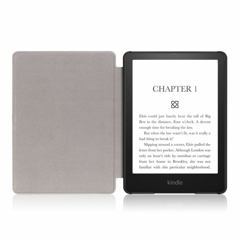 Husa Kindle Paperwhite 5 Signature Edition (2021), protectie eBook Reader Techsuit SmartCover, negru