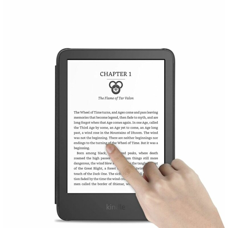 Husa Kindle Paperwhite 6 (2024) Techsuit SmartCover, negru
