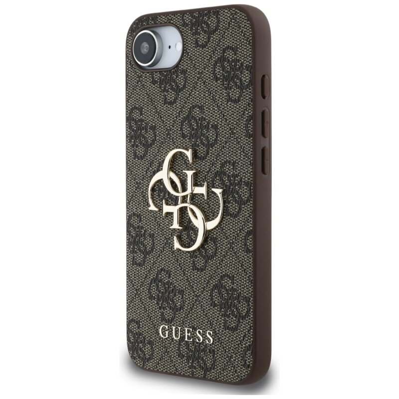 Husa originala Guess iPhone 16e Hardcase 4G Big Logo, negru, GUHCPSE44GMGGR
