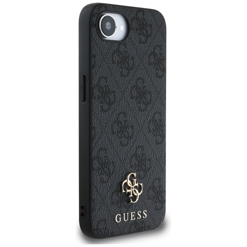 Husa originala Guess iPhone 16e Hardcase 4G Classic MagSafe, negru, GUHMPSE4P4SM4MK