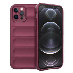 Husa iPhone 12 Pro Techsuit Magic Shield, bordo