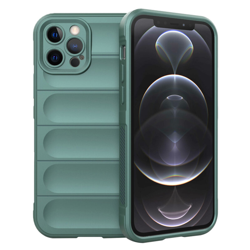 Husa iPhone 12 Pro Techsuit Magic Shield, verde