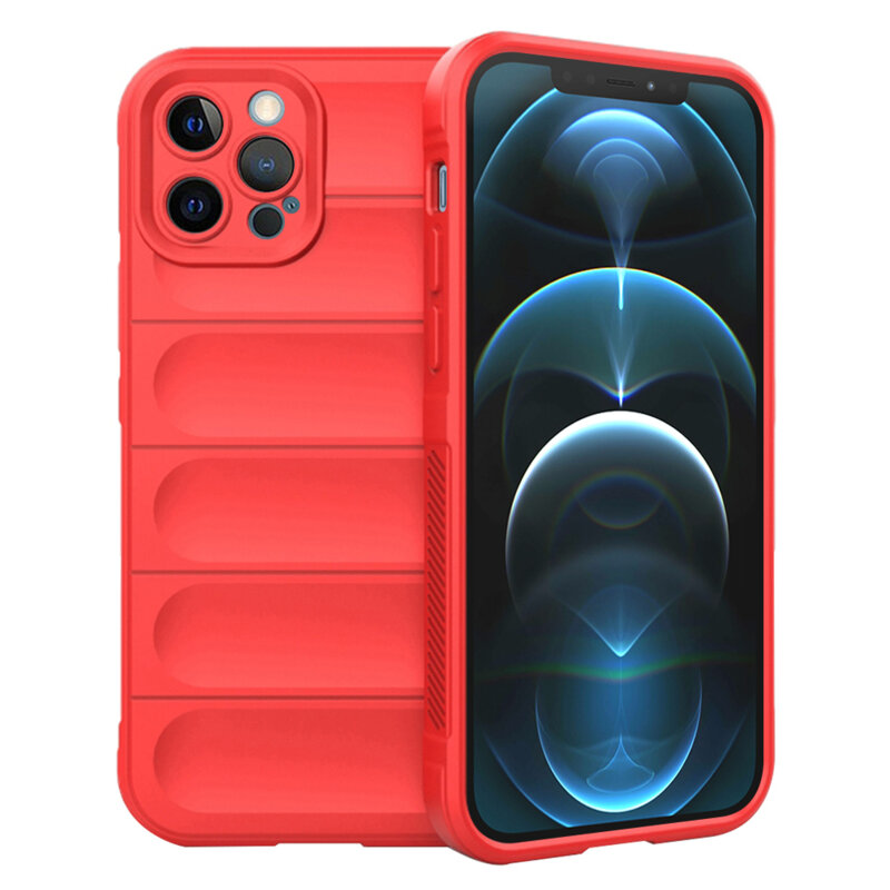Husa iPhone 12 Pro Max Techsuit Magic Shield, rosu