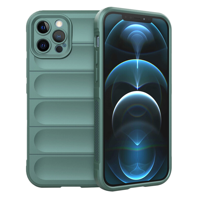 Husa iPhone 12 Pro Max Techsuit Magic Shield, verde