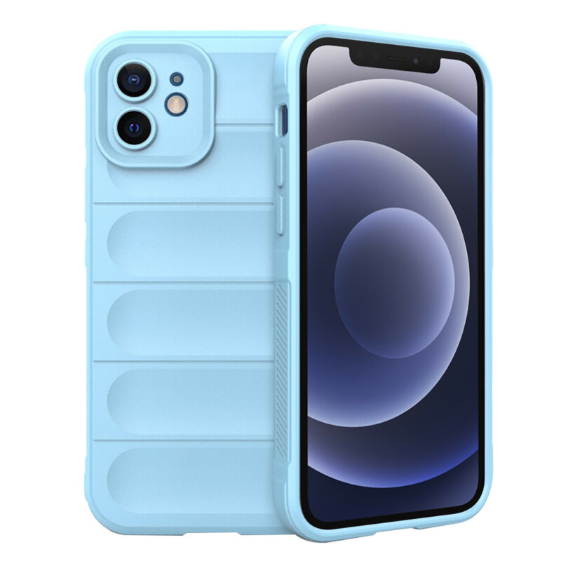 Husa iPhone 12 Techsuit Magic Shield, bleu