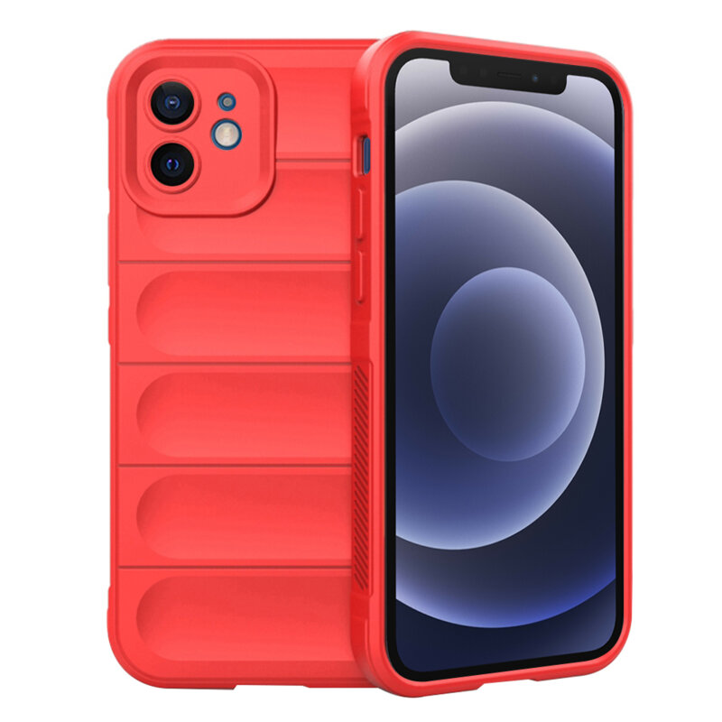 Husa iPhone 12 Techsuit Magic Shield, rosu