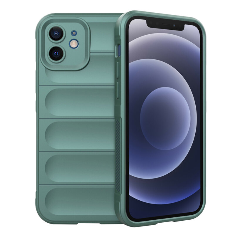 Husa iPhone 12 Techsuit Magic Shield, verde