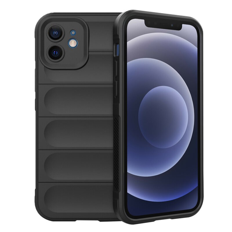 Husa iPhone 12 Techsuit Magic Shield, negru