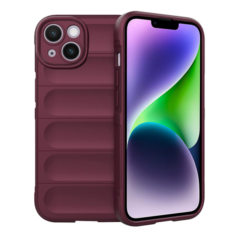 Husa iPhone 14 Plus Techsuit Magic Shield, bordo