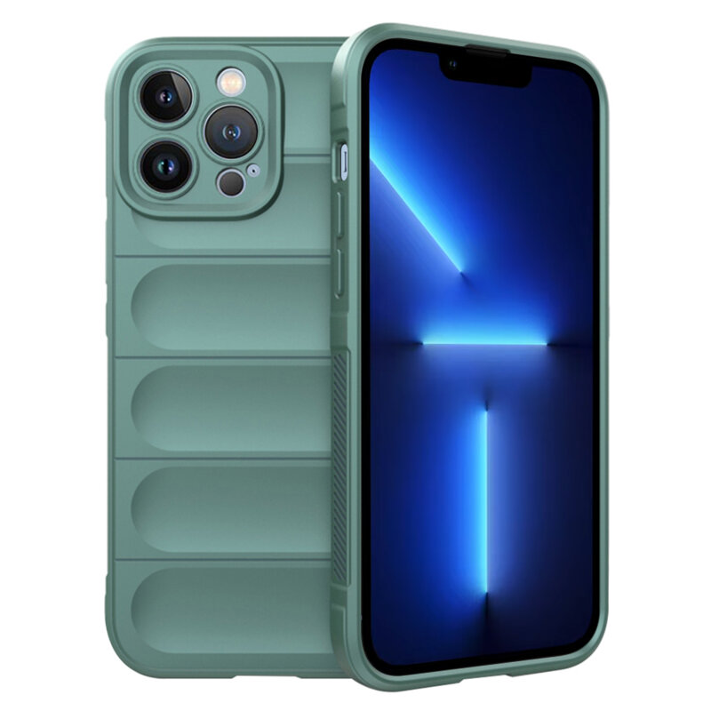 Husa iPhone 13 Pro Max Techsuit Magic Shield, verde