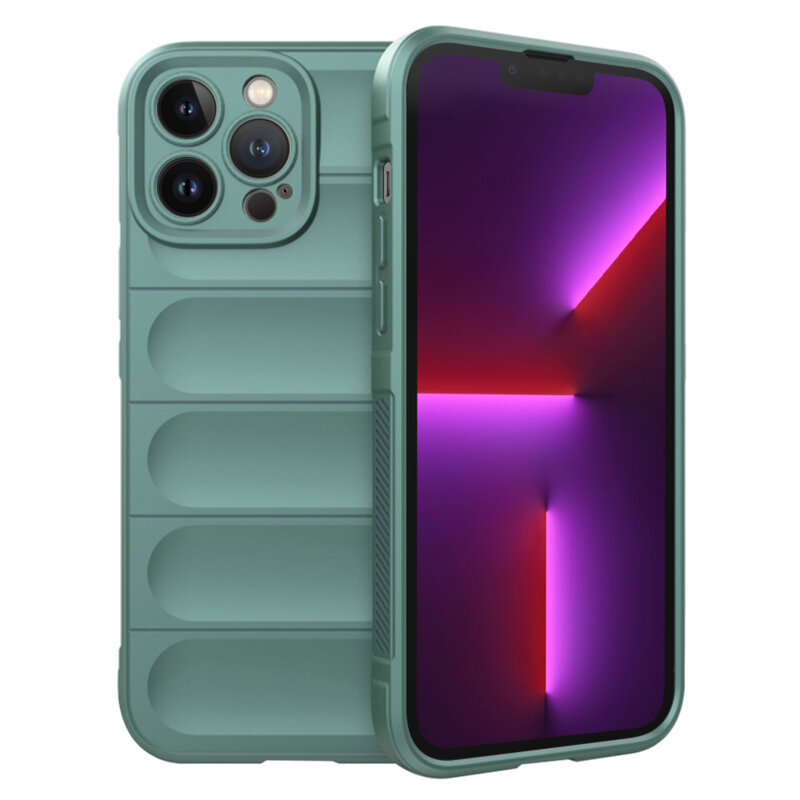 Husa iPhone 13 Pro Techsuit Magic Shield, verde