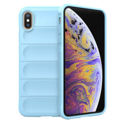 Husa iPhone XS Max Techsuit Magic Shield, bleu