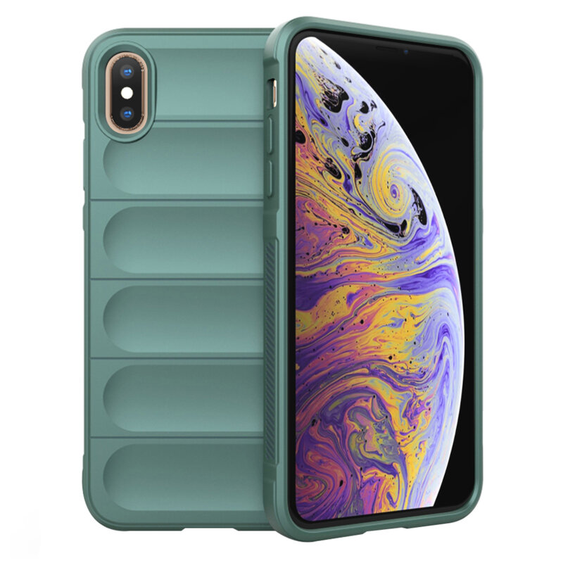 Husa iPhone XS Max Techsuit Magic Shield, verde