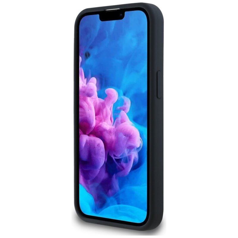 Husa Karl Lagerfeld iPhone 16e Silicone MagSafe, Karl&Choupette Head, negru, KLHMPSE4SKCHTCK