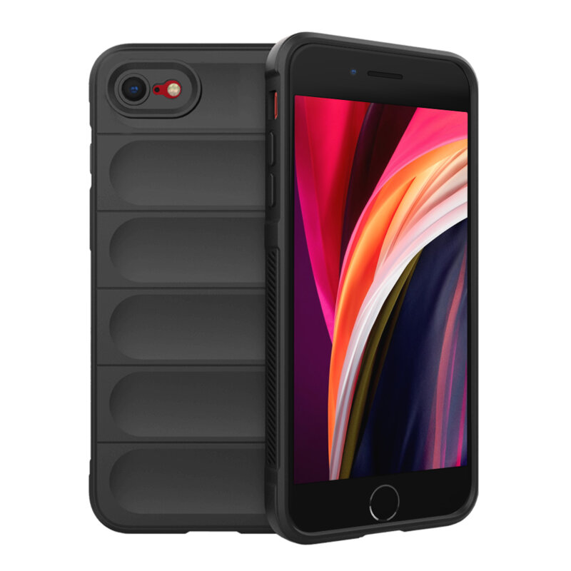 Husa iPhone SE 2, SE 2020 Techsuit Magic Shield, negru