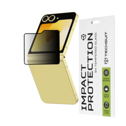 Folie sticla Samsung Galaxy Z Flip6 Techsuit 111D Privacy Full Glue, [Outside Screen]