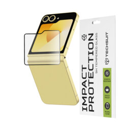 Folie sticla Samsung Galaxy Z Flip6 Techsuit 111D Full Glue Full Cover, [Outside Screen]