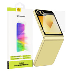 Folie sticla Samsung Galaxy Z Flip6 Techsuit Clear Vision Glass, [Outside Screen]