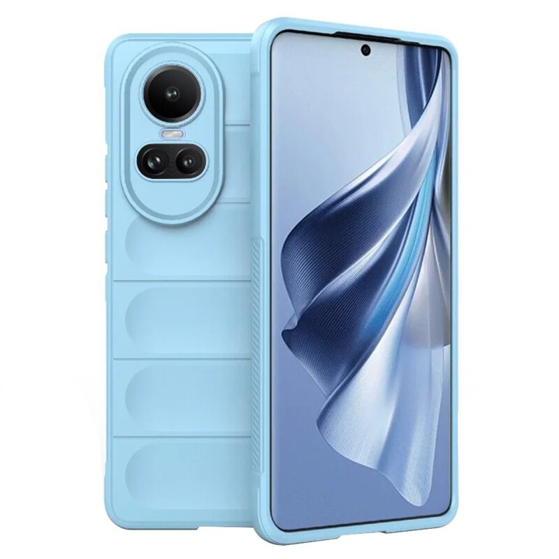 Husa Oppo Reno10 Techsuit Magic Shield, bleu