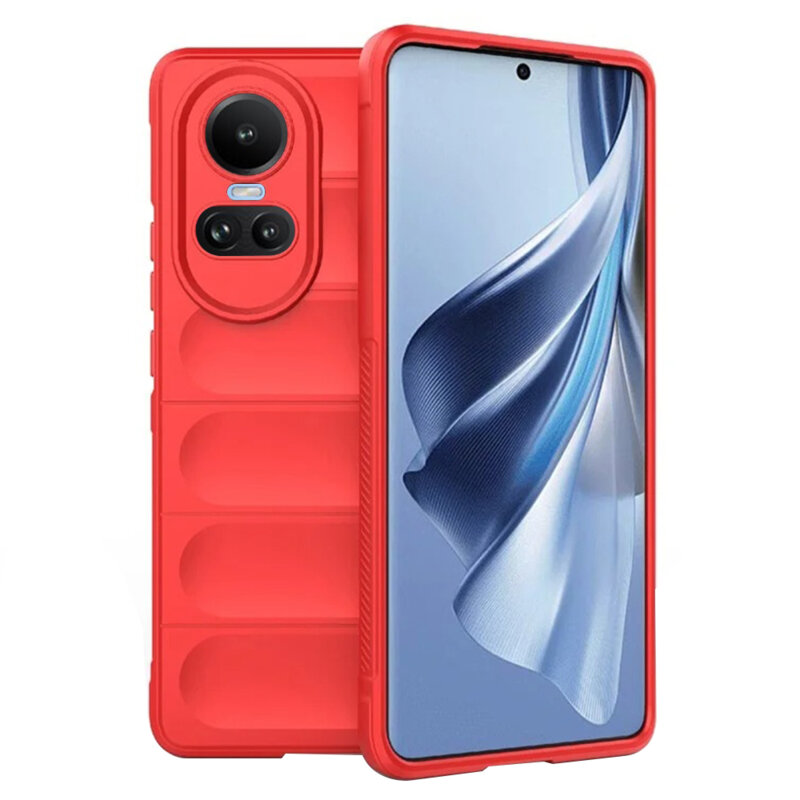 Husa Oppo Reno10 Techsuit Magic Shield, rosu
