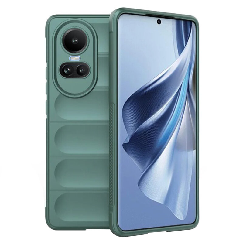Husa Oppo Reno10 Techsuit Magic Shield, verde