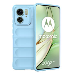 Husa Motorola Edge 40 Techsuit Magic Shield, bleu