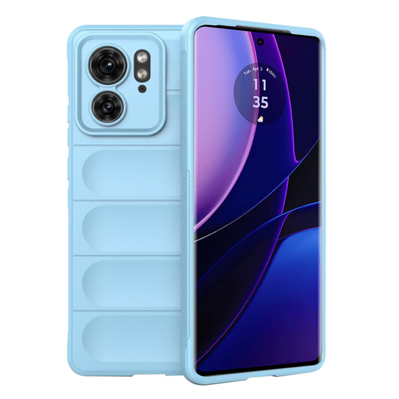 Husa Motorola Edge (2023) Techsuit Magic Shield, bleu
