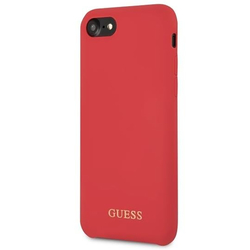 Bumper iPhone 7 Guess Silicone - Red GUHCI8LSGLRE