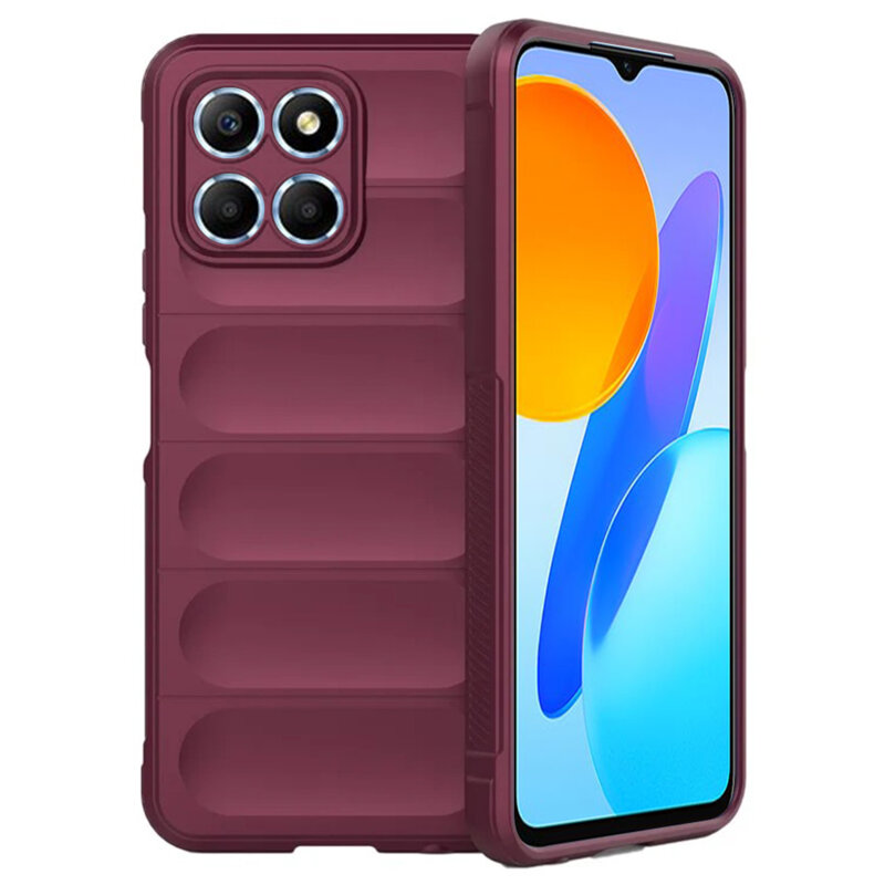 Husa Honor X8 5G Techsuit Magic Shield, bordo