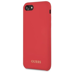 Bumper iPhone 8 Guess Silicone - Red GUHCI8LSGLRE